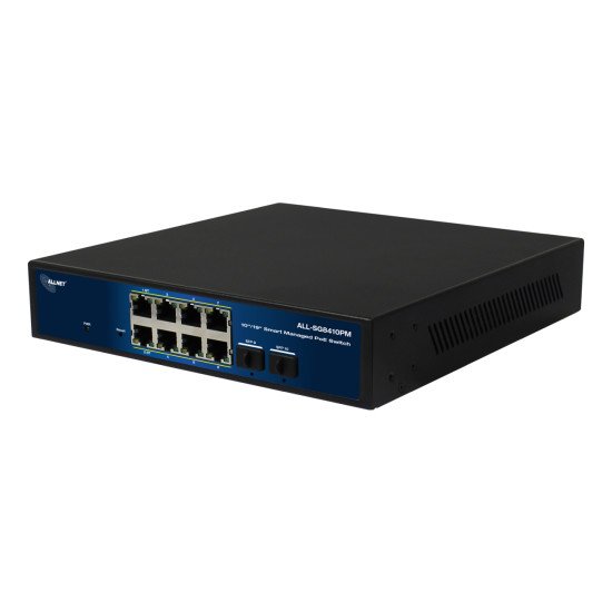 ALLNET 221669 Géré L2 Gigabit Ethernet (10/100/1000) Connexion Ethernet POE Noir