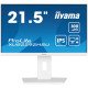 iiyama ProLite XUB2292HSU-W6 écran PC 54,6 cm (21.5") 1920 x 1080 pixels Full HD LED Blanc