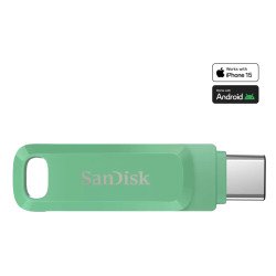 SanDisk Ultra Dual Drive Go lecteur USB flash 1 To USB Type-C 3.2 Gen 1 (3.1 Gen 1) Vert