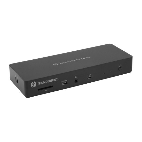 Conceptronic DONN30B station d'accueil Avec fil Thunderbolt 4 Noir