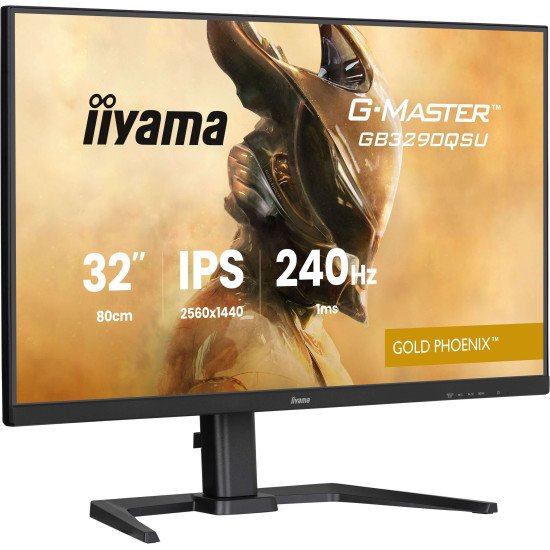 iiyama G-MASTER GB3290QSU-B1 écran PC 80 cm (31.5") 2560 x 1440 pixels 2K Ultra HD LED Noir iiyama G-MASTER GB3290QSU-B1 écran PC 80 cm (31.5") 2560 x 1440 pixels 2K Ultra HD LED Noir
