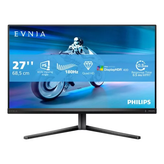 Philips Evnia 5000 27M2N5500/00 LED display 68,6 cm (27") 2560 x 1440 pixels Quad HD LCD Noir Philips Evnia 5000 27M2N5500/00 LED display 68,6 cm (27") 2560 x 1440 pixels Quad HD LCD Noir