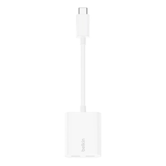 Belkin F7U081BTWH hub & concentrateur USB Type-C Blanc