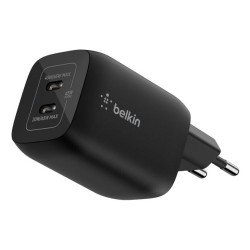 Belkin ENA007KQBK chargeur d'appareils mobiles Écouteurs, Ordinateur portable, Consoles portables, Smartphone Noir Secteur Charge rapide Intérieure