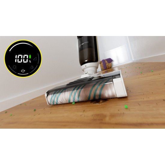 Kärcher FCV 4 Dry Pet & Home Aspirateur balai 3-en-1 Batterie Sec&humide Sans sac Noir