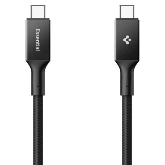 Spigen EB10015CC câble USB USB 3.2 Gen 1 (3.1 Gen 1) 1,5 m USB C 5 Gbit/s 100 W Noir