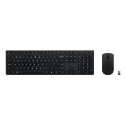 Lenovo 4X31R64346 clavier Souris incluse maison/bureau RF sans fil + Bluetooth QWERTY Français, Allemand, Suisse Gris