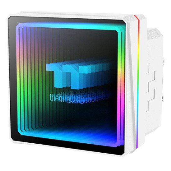 Thermaltake TH240 V3 ARGB Processeur Refroidisseur de liquide tout-en-un 12 cm Blanc 1 pièce(s)