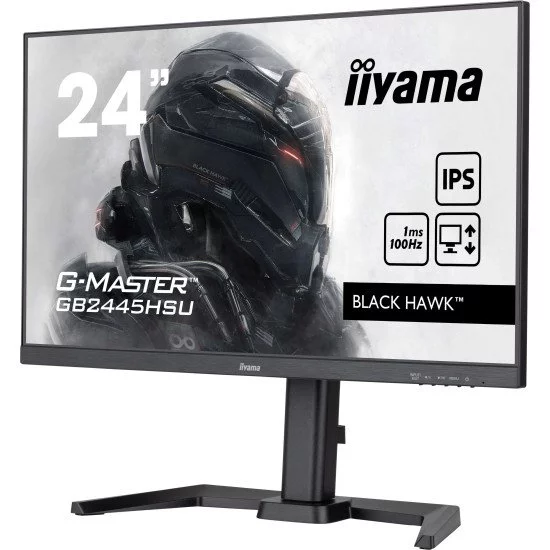 iiyama G-MASTER GB2445HSU-B2 LED display 60,5 cm (23.8") 1920 x 1080 pixels Full HD Noir iiyama G-MASTER GB2445HSU-B2 LED display 60,5 cm (23.8") 1920 x 1080 pixels Full HD Noir
