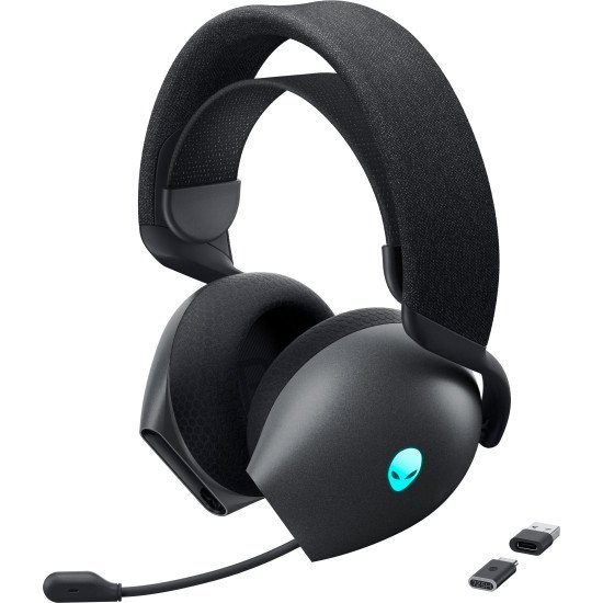 Alienware AW725H Casque Avec fil &sans fil Arceau Gaming USB Type-C Bluetooth Noir