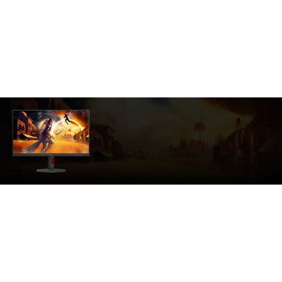 AOC G4 27G4ZR écran PC 68,6 cm (27") 1920 x 1080 pixels Full HD LED Noir, Rouge