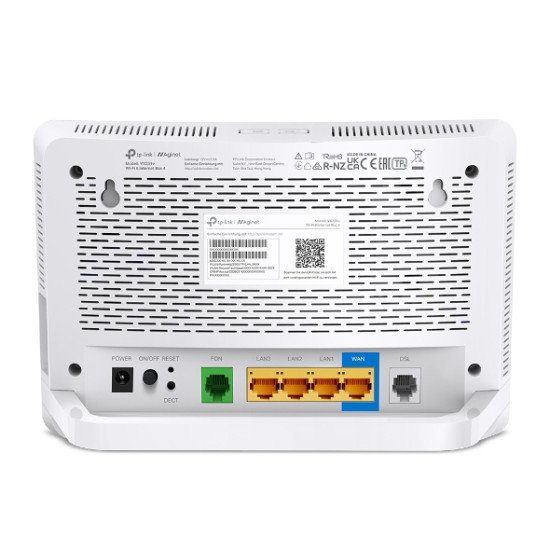 TP-Link Wi-Fi 6 Internet Box 4 routeur sans fil Gigabit Ethernet Bi-bande (2,4 GHz / 5 GHz) Blanc