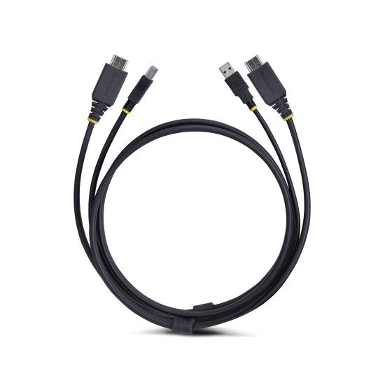 StarTech.com Câble KVM HDMI de 3 m et USB 5Gbps, 4K 60Hz, Câble Combo HDMI 2.0 et USB pour Commutateurs/Switchs KVM StarTech.com Câble KVM HDMI de 3 m et USB 5Gbps, 4K 60Hz, Câble Combo HDMI 2.0 et USB pour Commutateurs/Switchs KVM