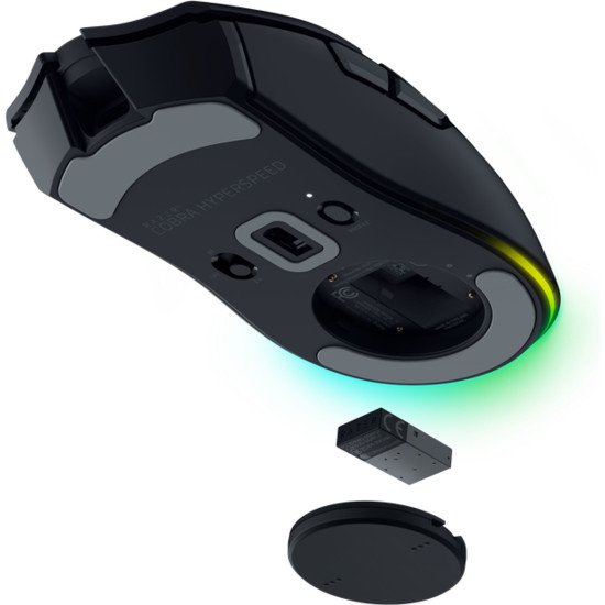 Razer Cobra HyperSpeed souris Gaming Droitier RF Wireless + Bluetooth + USB Type-A Optique 26000 DPI