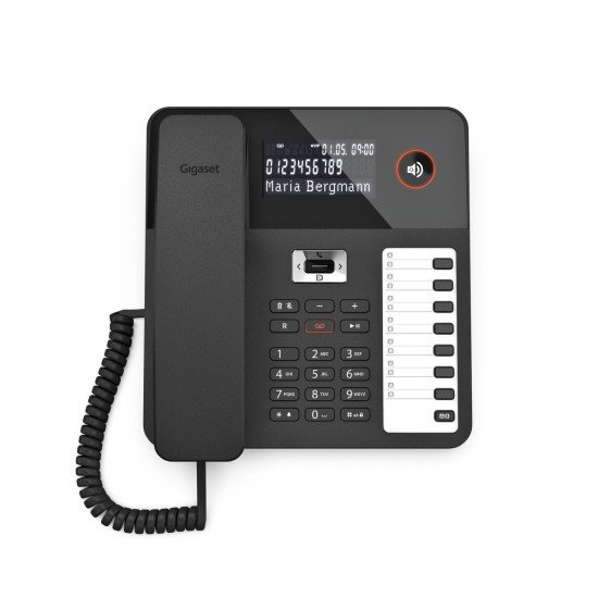 Gigaset DESK 800A Téléphone DECT Noir