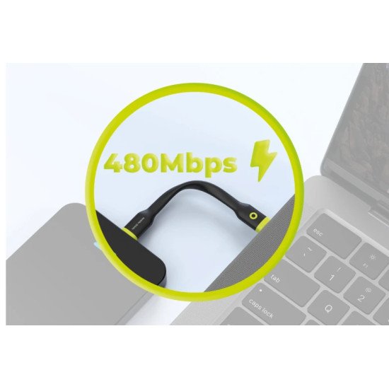 Mobile Origin COMC-USBC-BLK câble USB 0,1 m 0,48 Gbit/s 60 W Noir