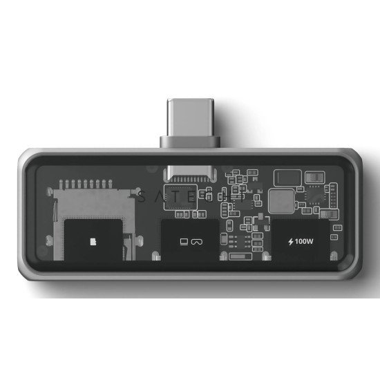 Satechi ST-HXRSDM station d'accueil USB 3.2 Gen 2 (3.1 Gen 2) Type-C Gris