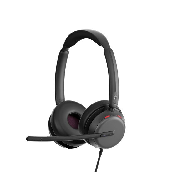 EPOS IMPACT 860T ANC Casque Avec fil Arceau Bureau/Centre d'appels USB Type-C Noir