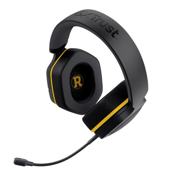 Trust 25784 casque Avec fil Arceau Gaming Noir, Jaune