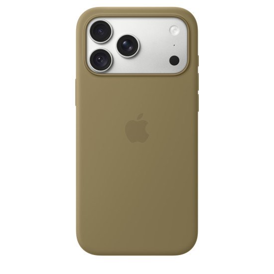 Apple Coque en silicone avec MagSafe pour iPhone 18 Pro Max - Olive