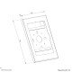 Neomounts WL15-601BL1 Boîtier de tablette - 10.9-11" | 25,4-27,9 cm - verrouillable