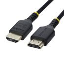 StarTech.com Câble HDMI 2.1 Ultra Haute Vitesse Certifié slim 1 m (3 pi), 8K 60 Hz / 4K 120 Hz, avec HDR10+ / eARC, 48 Gbps, Cordon HDMI 8K Flexible