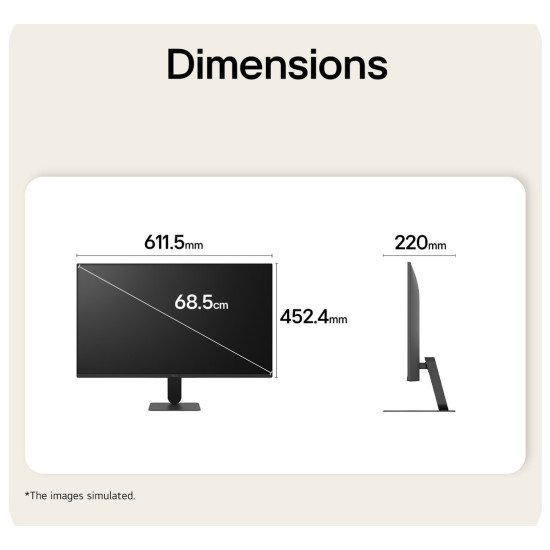 LG 27U411B-B écran PC 68,6 cm (27") 1920 x 1080 pixels Full HD LCD Noir