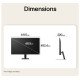 LG 27U411B-B écran PC 68,6 cm (27") 1920 x 1080 pixels Full HD LCD Noir
