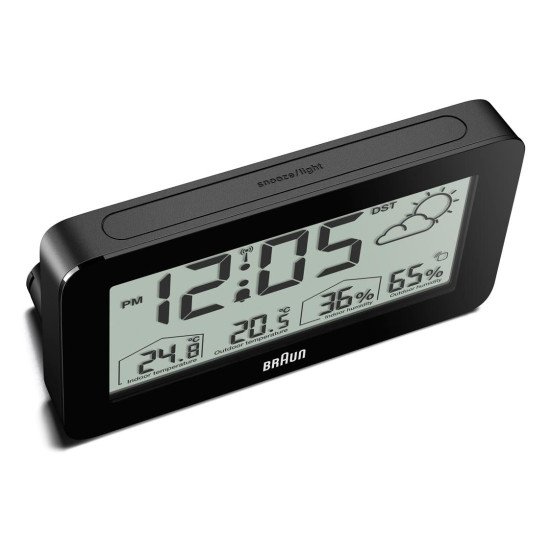 Braun BC13BP-DCF réveille-matin Réveil numérique Noir