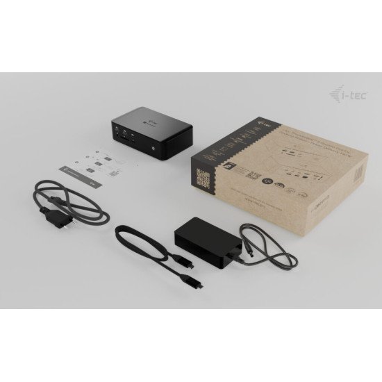i-tec Thunderbolt5 Quattro Display Docking Station, 5x USB, 2.5 GLAN + Power Delivery 140W i-tec Thunderbolt5 Quattro Display Docking Station, 5x USB, 2.5 GLAN + Power Delivery 140W
