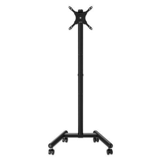 Manhattan Chariot pour TV/moniteurs, écrans 13"–42", Compatibilité VESA : de 75x75 à 200x200 mm (vérifiez les dimensions des quatre trous de fixation à l'arrière), charge max. 20 kg, 6 hauteurs, support