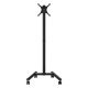 Manhattan Chariot pour TV/moniteurs, écrans 13"–42", Compatibilité VESA : de 75x75 à 200x200 mm (vérifiez les dimensions des quatre trous de fixation à l'arrière), charge max. 20 kg, 6 hauteurs, support
