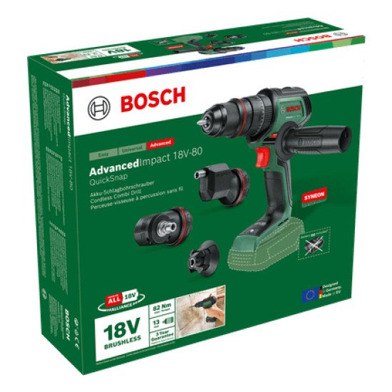 Bosch 0 603 9E2 103 visseuse électrique et visseuse à percussion 1950 tr/min Noir, Vert