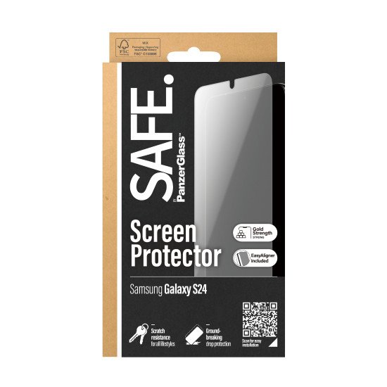 PanzerGlass SAFE95666 écran et protection arrière de téléphones portables Protection d'écran transparent Samsung 1 pièce(s)