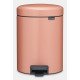 Brabantia NewIcon 5 L Rond Acier Or
