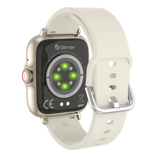 Denver SWC-156BEMK2 smartwatche et montre de sport 3,66 cm (1.44") TFT 128 x 128 pixels Écran tactile Beige Denver SWC-156BEMK2 smartwatche et montre de sport 3,66 cm (1.44") TFT 128 x 128 pixels Écran tactile Beige