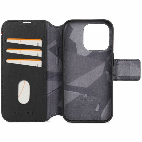 Decoded D24IPO15PDW5BK coque de protection pour téléphones portables 15,5 cm (6.1") Étui avec portefeuille Noir Decoded D24IPO15PDW5BK coque de protection pour téléphones portables 15,5 cm (6.1") Étui avec portefeuille Noir