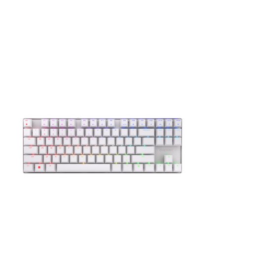 CHERRY TAS MX 8.2 TKL Wireless RGB US-Layout weiß RED clavier