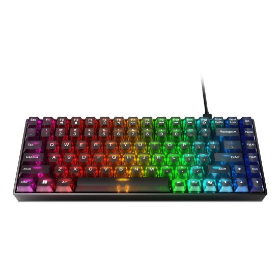 Lenovo Legion K510 Mini Pro clavier Gaming USB Anglais américain Noir, Transparent