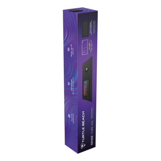 Turtle Beach Sense Core XXL Ultra-Wide Tapis de souris PC Gaming - support en caoutchouc antidérapant, surface en tissu micro tissé équilibré, lisse, durable, rectangle, noir Turtle Beach Sense Core XXL Ultra-Wide Tapis de souris PC Gaming - support en caoutchouc antidérapant, surface en tissu micro tissé équilibré, lisse, durable, rectangle, noir