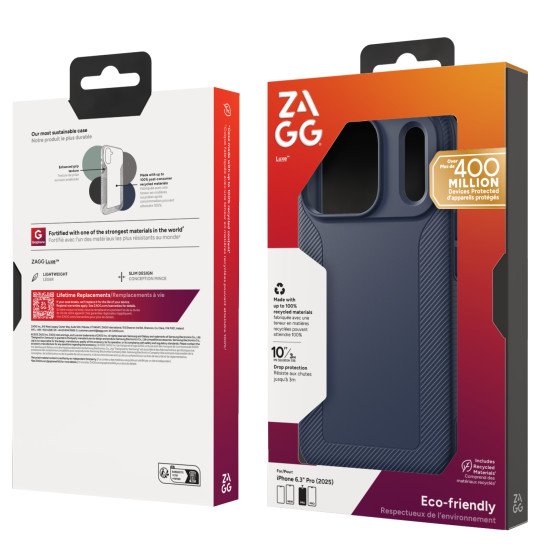 ZAGG Luxe Snap coque de protection pour téléphones portables 16 cm (6.3") Housse Marine