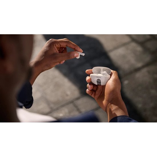 Philips TAT2520WT/00 casque Sans fil Ecouteurs Appels/Musique Bluetooth Blanc