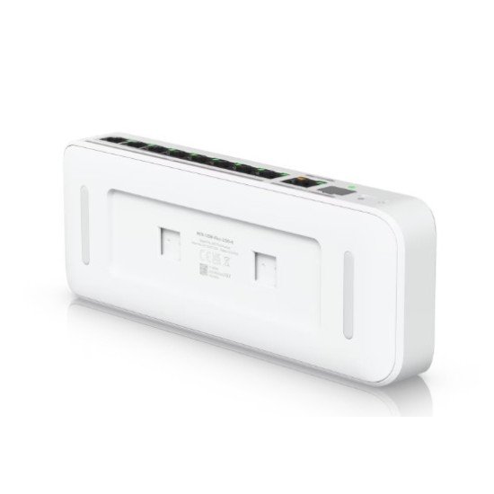 Ubiquiti UniFi Flex 2.5G Géré L2 2.5G Ethernet (100/1000/2500) Connexion Ethernet POE Montage sur le bureau ou sur le mur Blanc