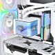 Thermaltake MAGCurve 360 Ultra Snow AIO ARGB Fan Carte-mère Kit de refroidissement du liquide 12 cm Blanc 1 pièce(s)