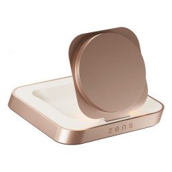 ZENS ZESC16W/00 chargeur d'appareils mobiles Écouteurs, Smartphone Cuivre Secteur Recharge sans fil Charge rapide Intérieure