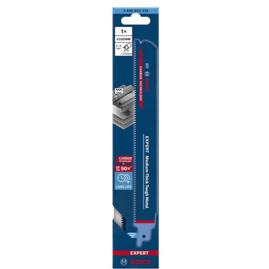 Bosch 2 608 900 368 Lame de scie sauteuse, à chantourner et sabre Lame de scie à guichet Carbone 1 pièce(s)