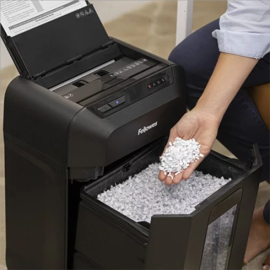 Fellowes Automax 80M destructeur de papier Découpage en particules 22 cm Noir Fellowes Automax 80M destructeur de papier Découpage en particules 22 cm Noir