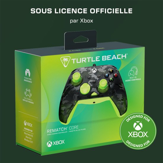 Turtle Beach Rematch Core – Camouflage noir fantôme/jaune Turtle Beach Rematch Core – Camouflage noir fantôme/jaune