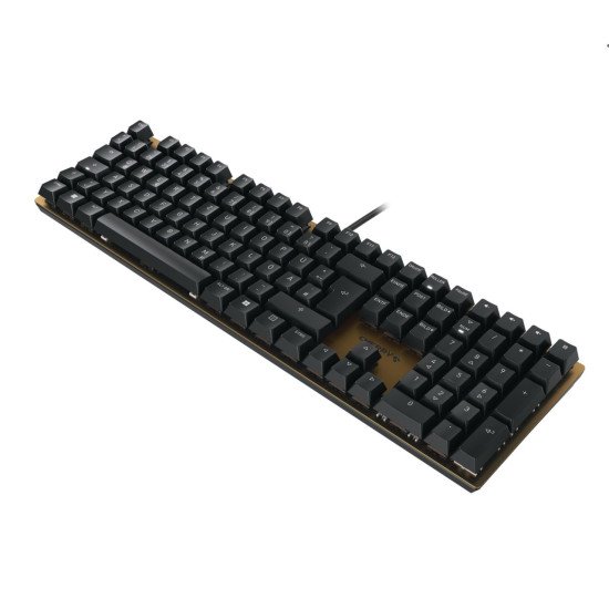 CHERRY KC 200 MX clavier USB QWERTZ Allemand Noir, Bronze