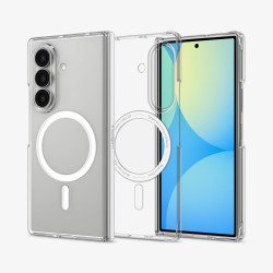 Spigen Air Skin Zero (Mag Fit) coque de protection pour téléphones portables 20,3 cm (8") Housse Transparent, Blanc